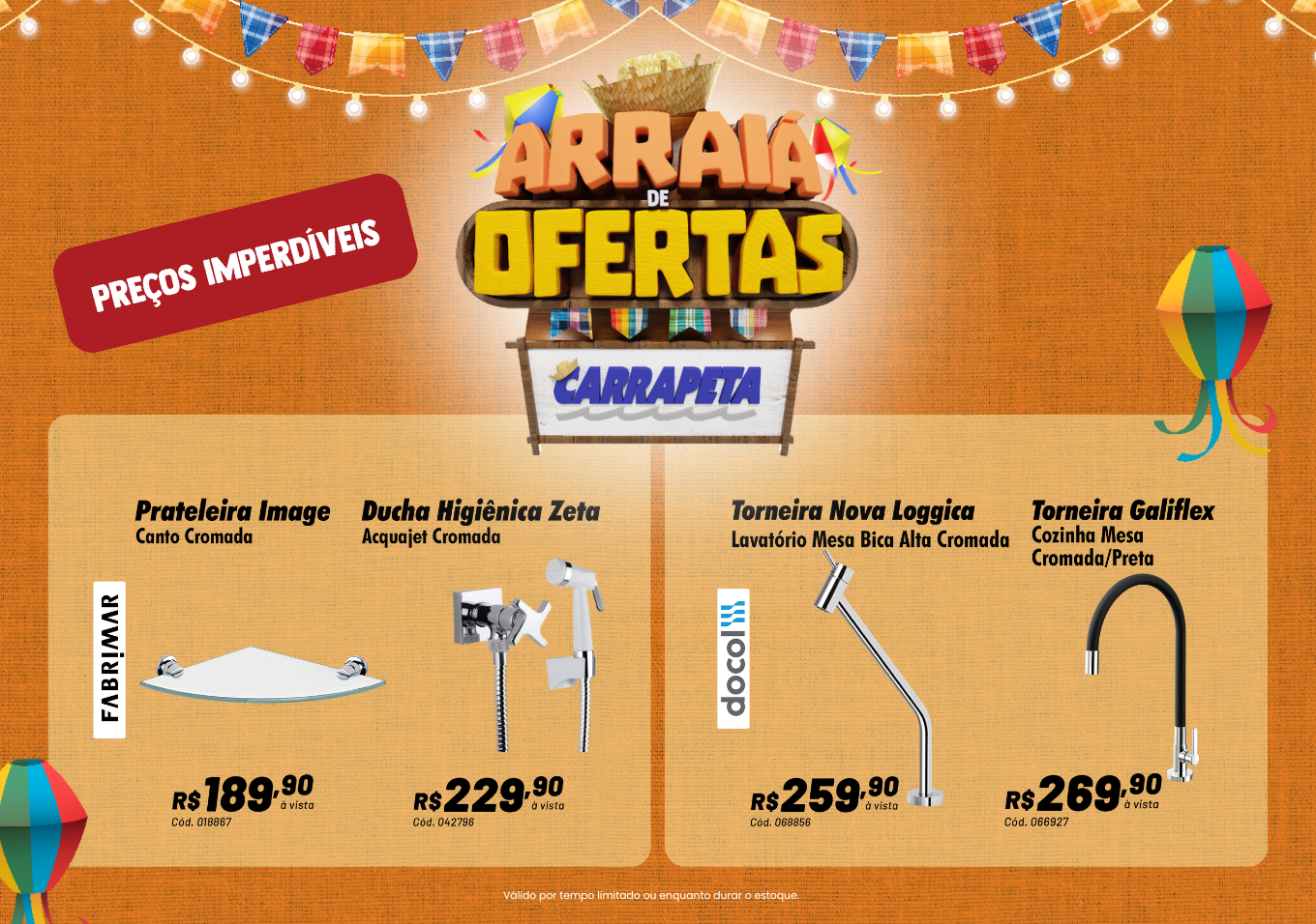 Arraiá de Ofertas!